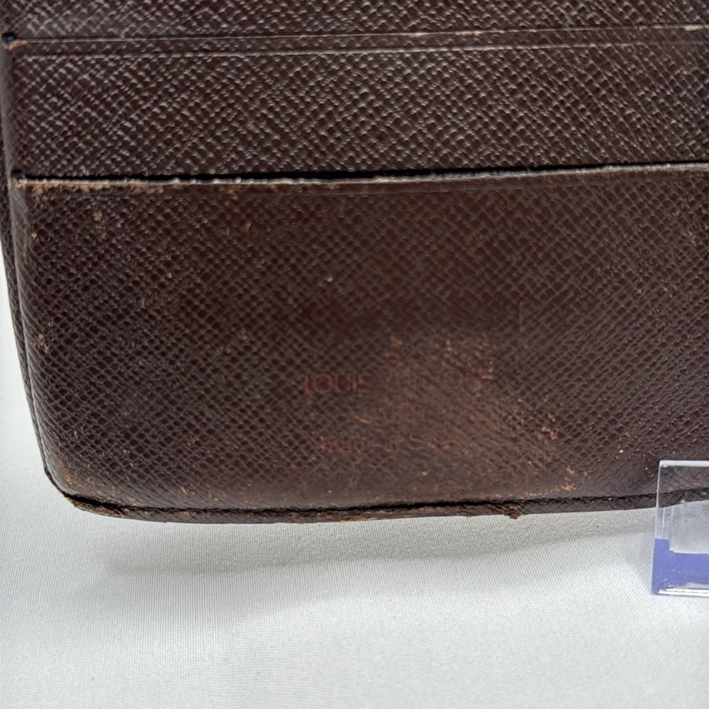 Louis Vuitton Ebene Damier Bi-Fold Marco Wallet Brown | Men’s | Pre-Owned | - Picture 5 of 9